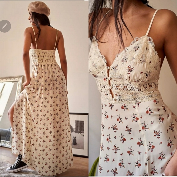 Free People Dresses & Skirts - **1 Small Left**Free People Out & About Maxi Slip Dress